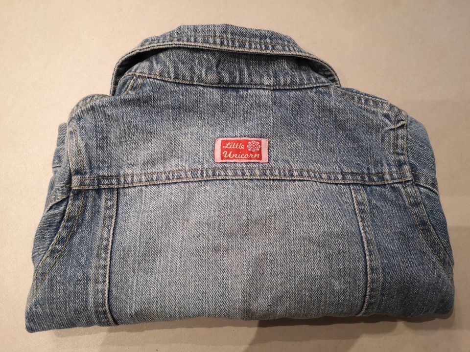 supersüße Kinder Jeansjacke, blau, 116, unicorn in Düsseldorf