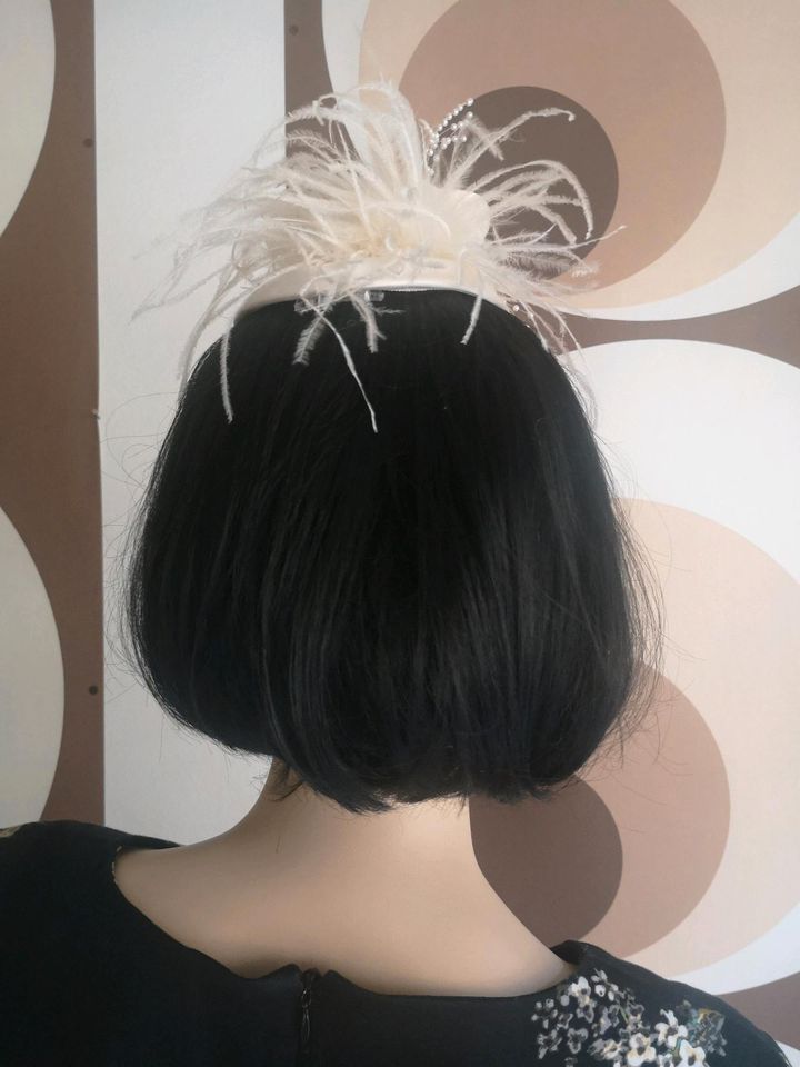 80er Vintage Fascinator, Brautschmuck, Kopfschmuck in Köln