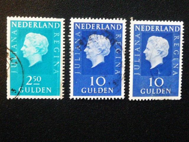 16 Briefmarken, Niederlande, alt, 1884 - 1971 in Pfungstadt