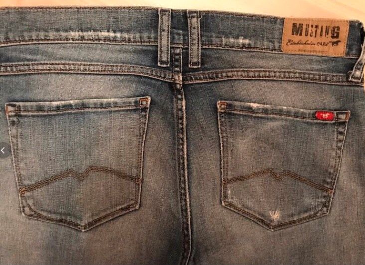 Mustang Jeans blau Gr.M in Warburg