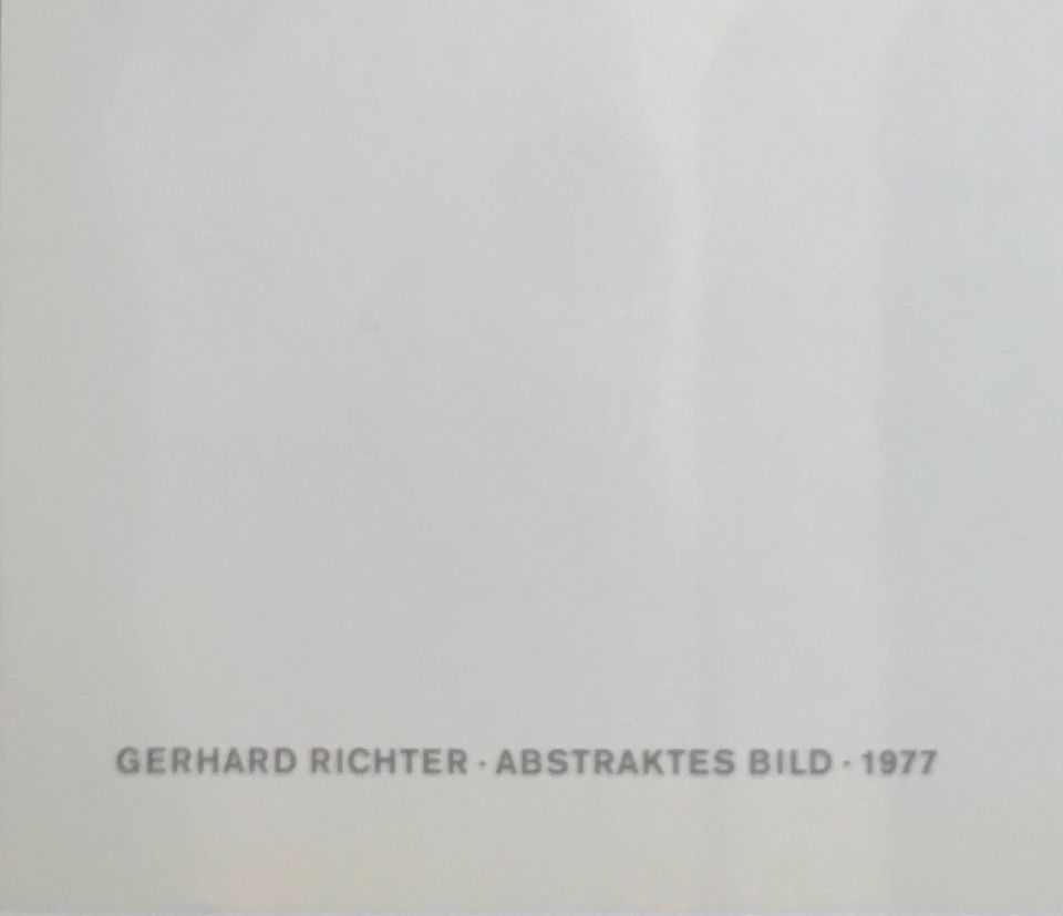 Gerhard Richter - Abstraktes Bild, 1977 - handsigniert in Köln