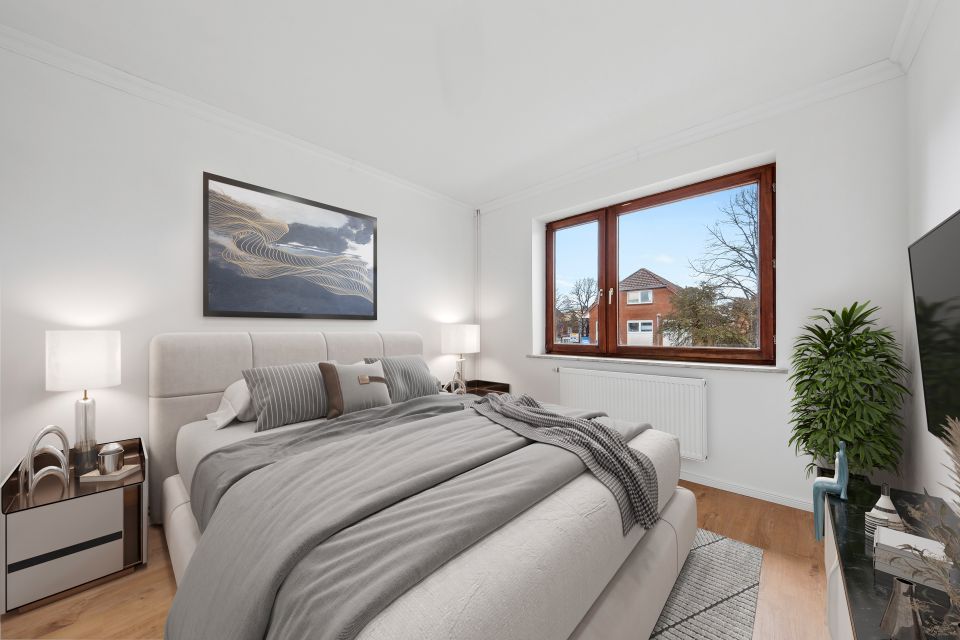 Top modernisierte 3-Zimmer-Wohnung mit Balkon und Garage in Hamburg