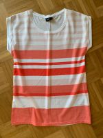 Kurzarm Shirt Janina, Gr 36, weiß-orange, neu Hessen - Kassel Vorschau