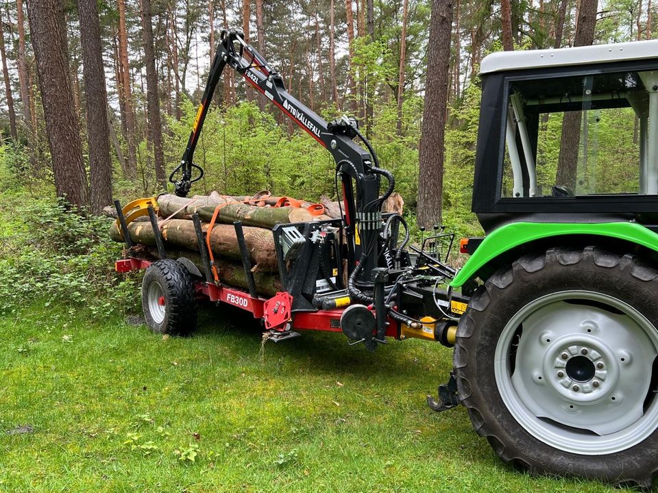 Rückewagen FTG Källefall FB30D+FB42L Kra in Schlettau