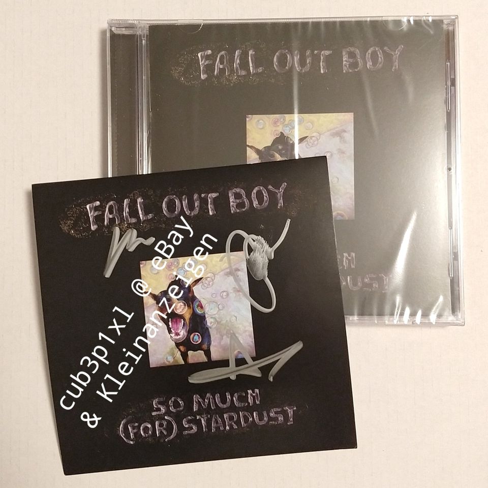 Fall Out Boy FOB SMFS Stardust CD signiert Autogramme neu signed in Bonn