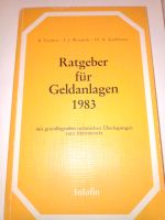 Ratgeber für Geldanlagen 1983 Thüringen - Erfurt Vorschau