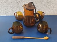 Art Deco Punsch-Karaffe-Set Glas Kette Holzdeckel Rührer 6-tlg. Bayern - Peiting Vorschau