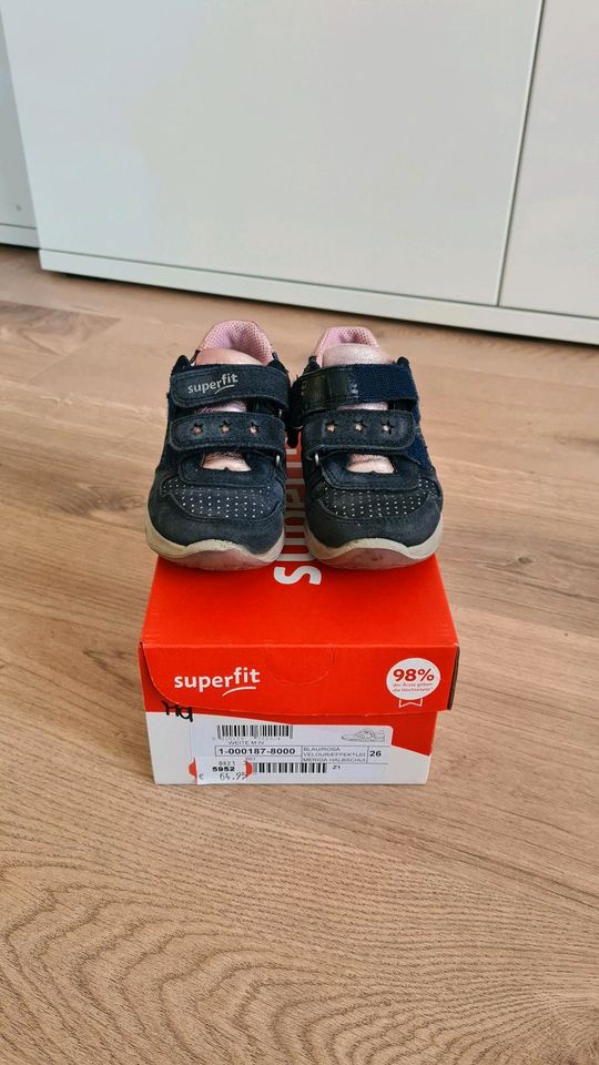 Superfit, 26, blau, rosa, Halbschuhe in Wörth am Rhein