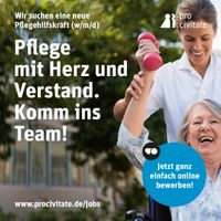 Pflegehilfskraft mit mind. einjähriger Berufsausbildung (w/m/d) Sachsen - Dippoldiswalde Vorschau