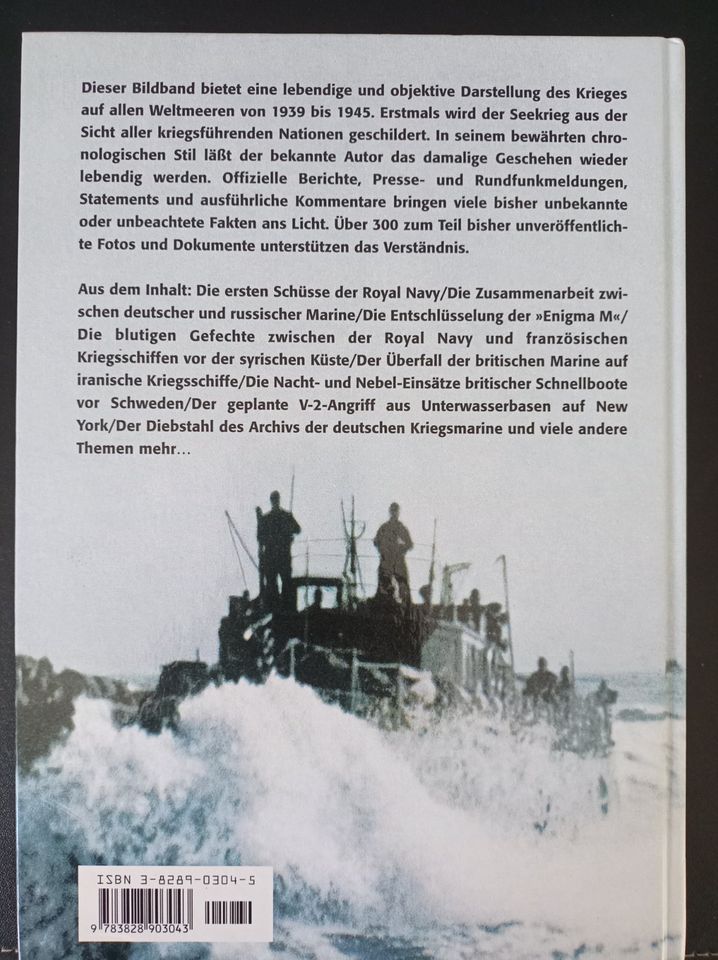 Bildband Seekrieg 1939 - 1945 lebendige Darstellung des Krieges in Reinbek