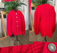 ♥️ Gr. 110/116 Handmade Strickjacke rot für Dirndl Tracht♥️ Baden-Württemberg - Oberteuringen Vorschau