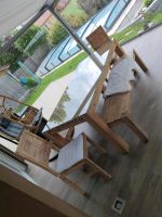 Akazientisch mit 2 Bänken und 2 Stühle, Esszimmer Bayern - Schierling Vorschau