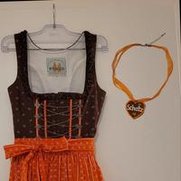 Dirndl Größe 34 / XS und passender Halskette Bayern - Lappersdorf Vorschau