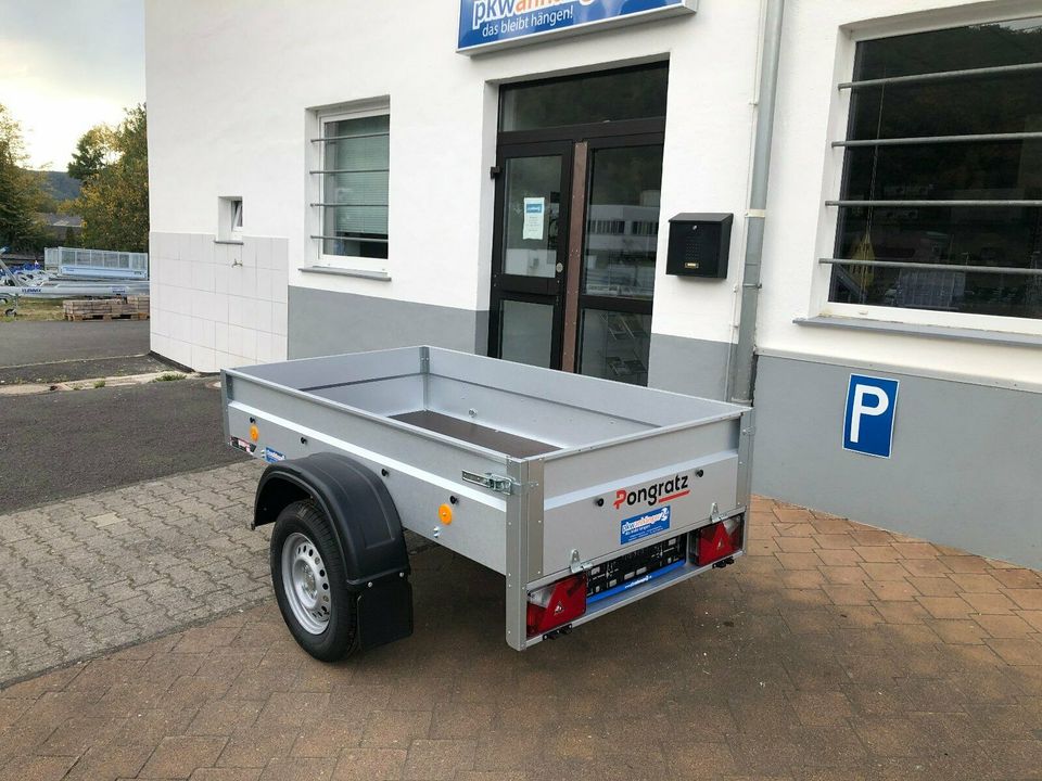 PKW Kasten Anhänger Tieflader Pongratz LPA 206 U-B 201x107x36 750 in Monzingen