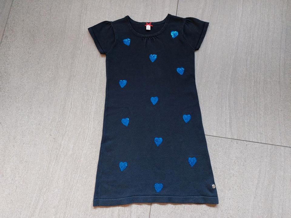 Gr. 116/122 Esprit Kleid Pailletten Weihnachten Silvester Herz in Mannheim