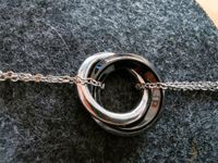 Armband 2 Ringe Silber Keramik Ring in Ring ungetragen Nordrhein-Westfalen - Wülfrath Vorschau