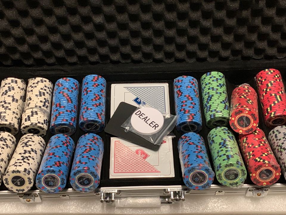 Pokerkoffer Pokerset Poker Chips Keramik Neu kaufen Unikat in Duisburg