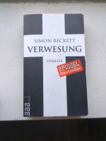 Verwesung von Simon Beckett Nordrhein-Westfalen - Xanten Vorschau