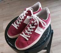 Ecco Ledersneaker Schuh 41 42 weinrot burgunder Hamburg-Mitte - Hamburg Hamm Vorschau