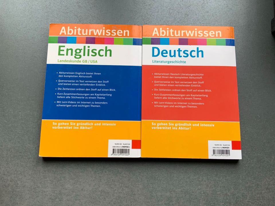 Abiturwissen Klett Englisch & Deutsch in Hausen Oberfr.