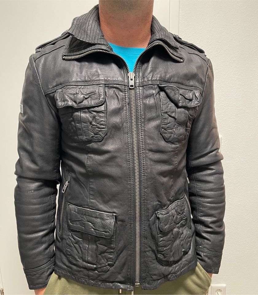 SuperDry Herren Lederjacke in Dormagen