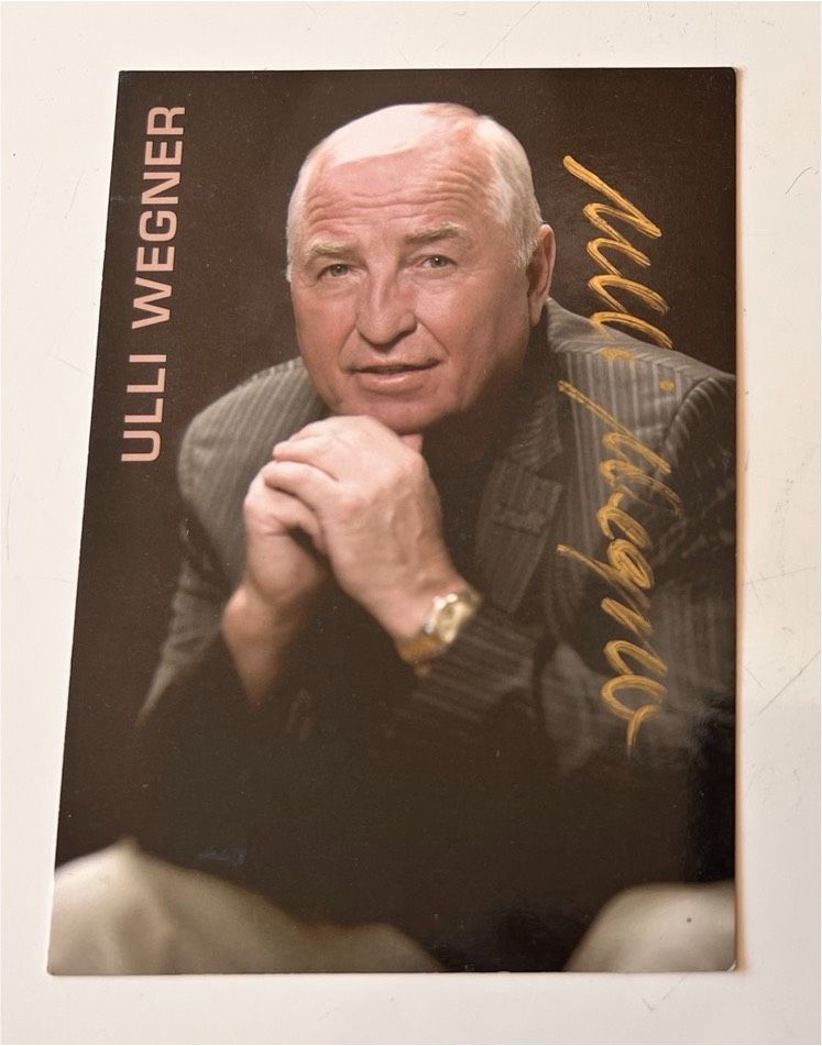 Ulli Wegner Autogramm Autogrammkarte in Leipzig