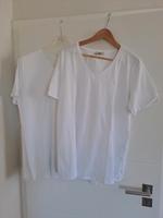 Set 2 x  T-Shirt, Damen, weiß, Gr. 44/46, C&A Hessen - Neuhof Vorschau