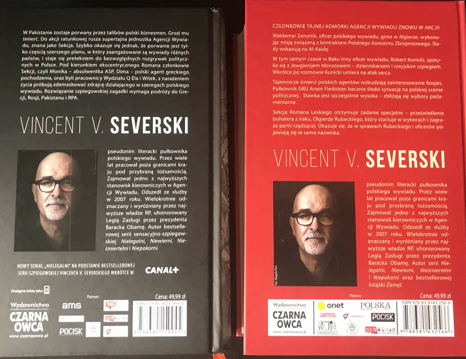 Polnische Bücher VINCENT V.SEVERSKI ZAMĘT, ODWET 5€ za sztukę in Kassel