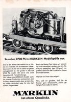 Märklin Reklame Werbung Vimtage Deko 1964 Baden-Württemberg - Steinen Vorschau