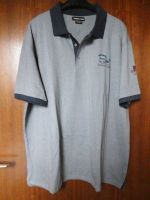 Poloshirt Gr. 3XL – Kurzarmshirt - grau meliert mit Motiven Lübeck - Kücknitz Vorschau