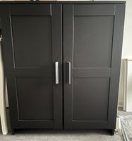 Ikea Schrank mit Türen (schwarz) Mühlhausen - Freiberg Vorschau