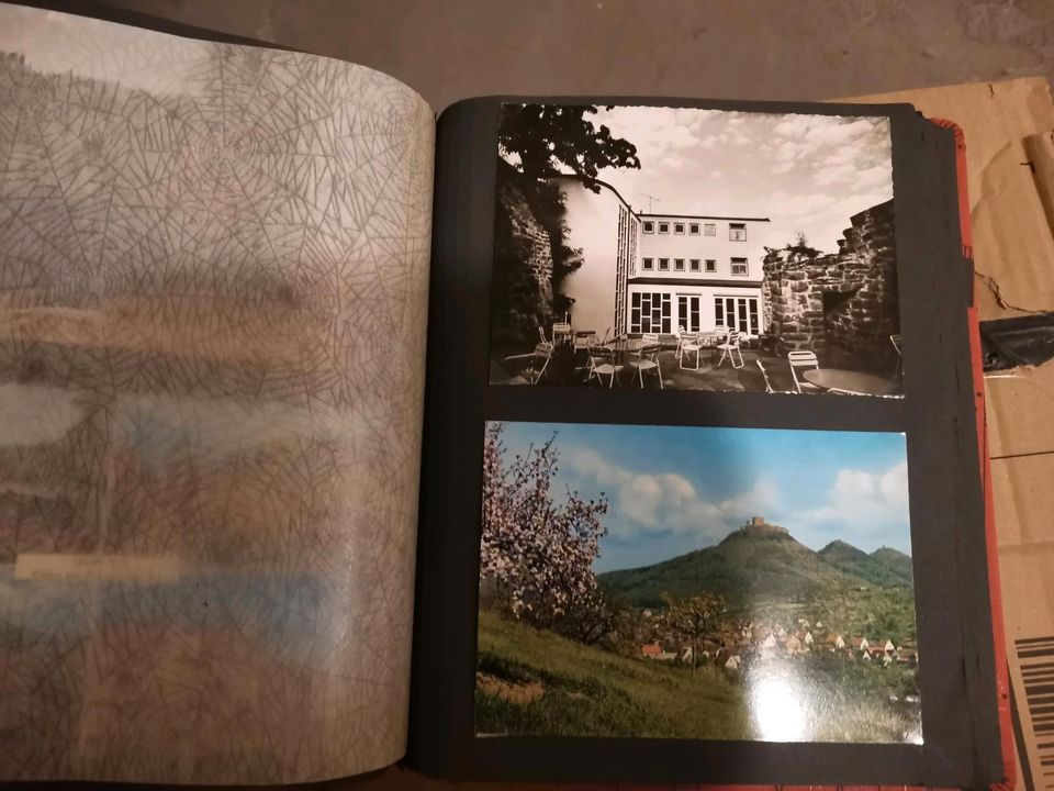 Foto-/Postkartenalbum, Postkarten hptsl. Südwestdeutchland 1962 in Freiburg im Breisgau