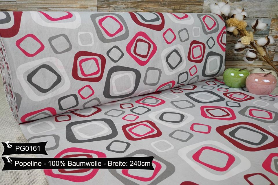 Baumwollstoff Doppelbreit 240cm VERSANDFREI Popeline Baumwollstoff Weihnachten Stoffe Meterware ab 50cm Baumwolle Bastelstoffe Hochwertige Patchwork Basteln Dekostoffe Deko Stoff Öko-Tex in Leipzig