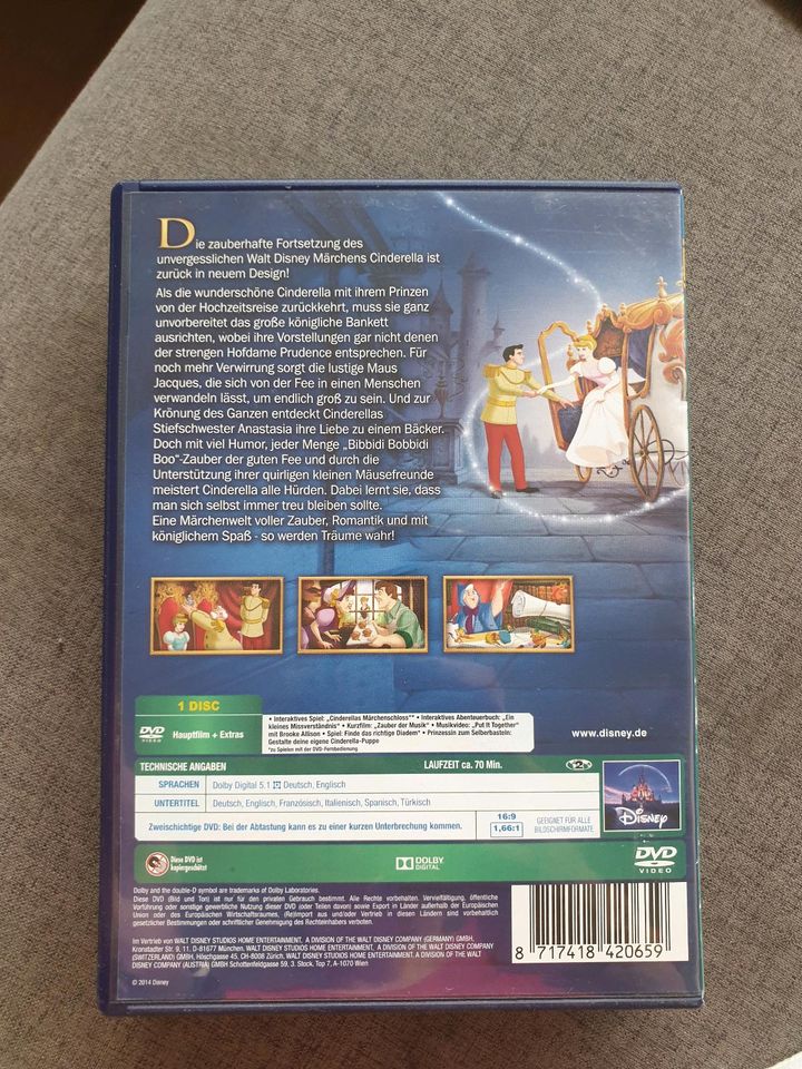 Disney Cinderella Teil 2- DVD in Hannover