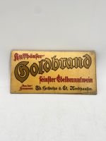 * BLECHSCHILD GOLDBRAND SCHILD 1910 BLECHEMBALL. FABRIK JENA Berlin - Charlottenburg Vorschau