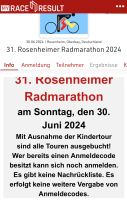 Rosenheimer Radmarathon Tour III Bayern - Bad Aibling Vorschau