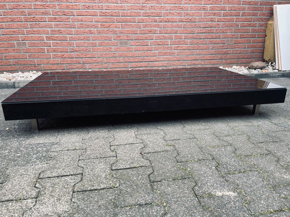 Natuzzi Designer Couchtisch hochglanz schwarz 160 x 88 cm in Gütersloh