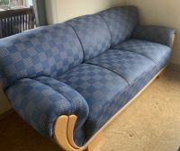 Sofa blau 3-Sitzer mit Muster Niedersachsen - Steinfeld Vorschau
