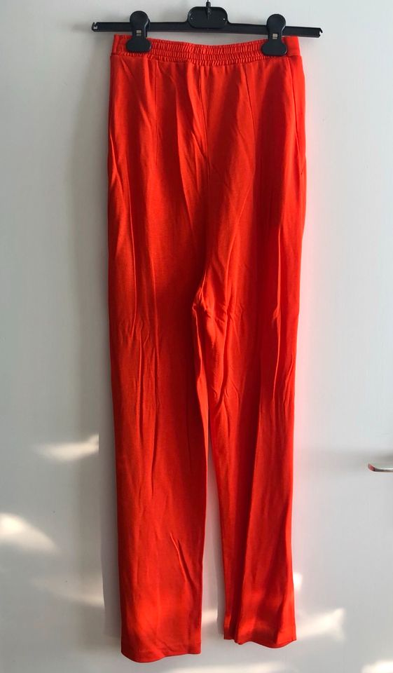 NEU H&M Trend Joggpants Hose Jodhpur - XXS 32 - orange high waist in Rödermark