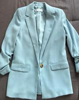 Hellblauer Longblazer von Mango – Größe XS – mit Raffärmeln Bayern - Regensburg Vorschau