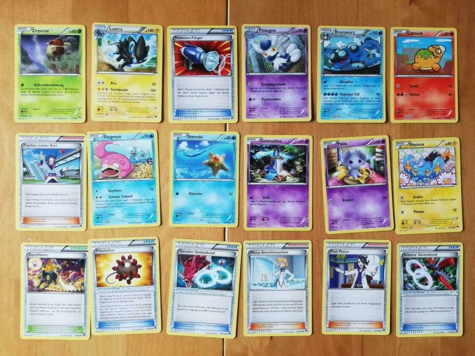 70 Karten Pokemon, Generation xy, 6. Generation in Eching (Kr Freising)