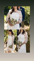 Brautkleid mit floraler Stickerei Nordrhein-Westfalen - Kürten Vorschau