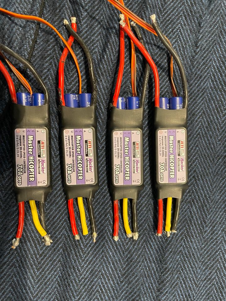 8 x Hacker / Jeti ESC 70 A opto in Freiburg im Breisgau