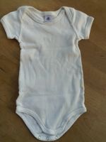 Petit Bateau Body kurzarm kurz Gr. 74 (12m) weiß gerippt Flecken Baden-Württemberg - Plankstadt Vorschau