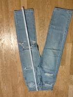 jeanshose hellblau hose größe xxs von shein,  schlitzen / löcher Bayern - Gochsheim Vorschau