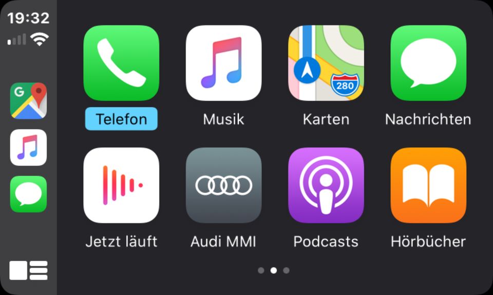 Apple CarPlay AndroidAuto Audi Smartphone Interface MMI MIB MIB2 in Kindelbrück