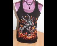 Spiral Damen Gothic Shirt Top Racerback Drachen Gr. L schwarz Brandenburg - Velten Vorschau