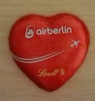 Airberlin  Air Berlin Schokoherz Original Lindt Schokoherz Brandenburg - Wernsdorf Vorschau