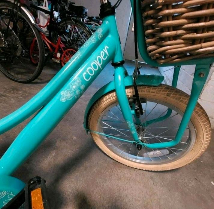 Fahrrad, hollandrad, mint, Korb,18 zoll kinderfahrrad mädchen in Duisburg