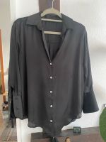 Zara, Bluse, Gr. XS, schwarz, glänzend Thüringen - Erfurt Vorschau